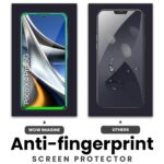 6D Screen Protector Tempered Glass for Poco X4 Pro 5G | ScratchProof | Case Friendly | Bubble Proof | Full Glue Edge to Edge Coverage | With Easy Installation Kit  Black (Pack of 1) - Image 4