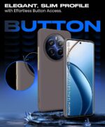 Slim Frameless Back Cover for Realme 12 Pro 5G | Realme 12 Pro Plus 5G | P1 Pro 5G | Ultra Thin Lightweight Design & Camera Protection | Soft Matte Silicone Flexible Mobile Case (Grey) - Image 6