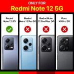 kelpuj Back Cover for Redmi Note 12 5G | Poco X5 5G | Ultra Slim Soft Rubberised Case | Inner Velvet Fabric Lining | Matte Silicone Flexible Mobile Case | Camera Protection - Crimson Red - Image 2