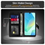 Shock Proof Flip Cover Back Case for Samsung Galaxy A16 5G | Magnetic Wallet Leather Case with Stand - Image 6
