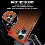 Shock Proof Flip Cover Back Case for Mi Redmi 13 5G | Magnetic Wallet Leather Case with Stand - Image 8