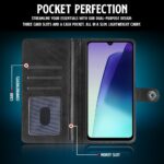 Shock Proof Flip Cover Back Case for Redmi A4 5G | Magnetic Wallet Leather Case with Stand - Image 6