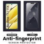 Unbreakable Nano Film Glass Screen Protector for Realme Narzo 60X 5G | 11 5G | 11X 5G | C67 [ Flexible Like a Screen Guard, Harder Than a Tempered Glass ]  Pack of 2 Clear - Image 4