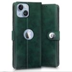 Shock Proof Flip Cover Back Case for Iphone 14 | Magnetic Wallet Leather Case with Stand - Image 2