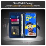Shock Proof Flip Cover Back Case for Tecno Pop 9 5G | Magnetic Wallet Leather Case with Stand - Image 6