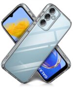 Ultra-Hybrid Clear Back Case Cover Designed for Samsung Galaxy A05S 5G | Galaxy M14 4G | Sleek Hard Back | Cushion Edge Technology Shockproof Drop & Camera Protection Bump Transparent - Image 2