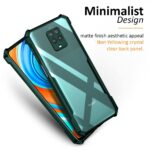 Poly Carbonate Shock Proof Clear Protective Back Cover for Xiaomi Mi Redmi Note 10 Lite, Note 9 Pro, Note 9 Pro Max, Poco M2 Pro - AirEDGE Technology | Camera Protection, Camo Green - Image 5