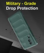 Ultimate Silicon Back Cover Case for iQOO Neo 7 | Neo 7 Pro 5G | Military Grade Drop Protection Shockproof Bumper | Anti-Slip Grip | Scratch Proof Micro-Fibre Cloth Inside (Forest Green) - Image 4