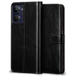 Shock Proof Flip Cover Back Case for Realme 10 4G | Magnetic Wallet Leather Case with Stand - Image 2