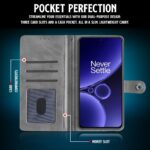 Shock Proof Flip Cover Back Case for 1+ Oneplus Nord Ce 3 5G | Magnetic Wallet Leather Case with Stand - Image 6