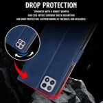 Shock Proof Flip Cover Back Case for Samsung Galaxy A22 5G | Magnetic Wallet Leather Case with Stand - Image 4