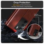Shock Proof Flip Cover Back Case for Realme C75 5G | Magnetic Wallet Leather Case with Stand - Image 6