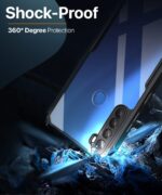 Shock Proof Clear Back Case Mobile Cover for XIAOMI MI REDMI Note 8 (Hard | Hybrid PC + TPU | Full Armour Device & Camera Protection | Black) - Image 5