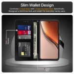 Shock Proof Flip Cover Back Case for Realme P3 5G | Magnetic Wallet Leather Case with Stand - Image 4