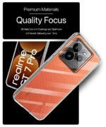 Transparent Back Cover Case for Compatible with Realme GT 7 Pro 5G | Raised Bumps for Full Device & Camera Protection Shockproof TPU Silicone Back Case Mobile Cover Transparent - Image 8