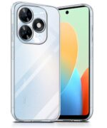 Crystal Clear Transparent Back Case Cover for Tecno Spark Go 2024 | Tecno Spark 20 | Full Device & Camera Protection Shockproof TPU | Flexible Silicone Back Cover Case Transparent - Image 2