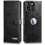 Shock Proof Flip Cover Back Case for Apple Iphone 14 Plus | Magnetic Wallet Leather Case with Stand