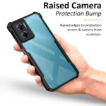 Shock Proof Clear Back Cover Case Mobile Cover for Redmi 11 Prime 5G (Hard | Hybrid PC + TPU | Full Armour Device & Camera Protection | Black) - Image 5