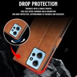 Shock Proof Flip Cover Back Case for Xiaomi Redmi Note 12 4G | Magnetic Wallet Leather Case with Stand - Image 8