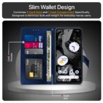 Shock Proof Flip Cover Back Case for Google Pixel 8A | Magnetic Wallet Leather Case with Stand - Image 4