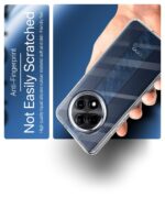 Crystal Clear Transparent Back Cover Case Compatible with Oppo F27 Pro Plus 5G Shockproof Flexible TPU Silicone Case with Full Body & Camera Protection Transparent - Image 7