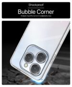 Crystal Clear Transparent Back Case Cover for Tecno Spark 20 Pro | Full Device & Camera Protection Shockproof TPU | Flexible Silicone Back Cover Case Transparent - Image 4