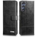 Shock Proof Flip Cover Back Case for Samsung Galaxy M34 5G | Magnetic Wallet Leather Case with Stand