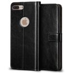 Shock Proof Flip Cover Back Case for Apple Iphone 7 Plus | Magnetic Wallet Leather Case with Stand - Image 3