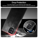 Shock Proof Flip Cover Back Case for Samsung Galaxy M32 4G | Magnetic Wallet Leather Case with Stand - Image 4