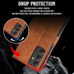 Shock Proof Flip Cover Back Case for Samsung Galaxy A54 5G | Magnetic Wallet Leather Case with Stand - Image 8