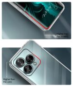 Crystal Clear Transparent Back Case Cover for Lava Blaze Curve | Full Device & Camera Protection Shockproof TPU | Flexible Silicone Back Cover Case Transparent - Image 5