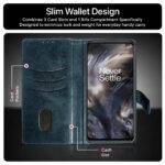 Shock Proof Flip Cover Back Case for 1+ Oneplus Nord | Magnetic Wallet Leather Case with Stand - Image 3