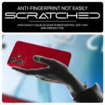 kelpuj Back Cover for Mi Redmi 12 5G | Poco M6 Pro 5G | Ultra Slim Soft Rubberised Case | Inner Velvet Fabric Lining | Matte Silicone Flexible Mobile Case | Camera Protection - Crimson Red - Image 8