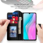 Shock Proof Flip Cover Back Case for Infinix Note 11 | Magnetic Wallet Leather Case with Stand - Image 3