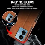 Shock Proof Flip Cover Back Case for Iqoo Z6 Lite 5G | Magnetic Wallet Leather Case with Stand - Image 8