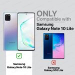 Galaxy Note 10 Lite Shockproof Back Cover Case | Flexible Protective Cushioned Edges Crystal Clear TPU Bumper Corners Back Case Cover for Galaxy Note 10 Lite Transparent - Image 2