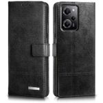 Shock Proof Flip Cover Back Case for Xiaomi Poco X5 Pro 5G | Magnetic Wallet Leather Case with Stand