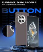 Slim Frameless Back Cover for 1+ OnePlus 12R 5G | Ultra Thin Lightweight Design & Camera Protection | Soft Matte Silicone Flexible Mobile Case (Grey) - Image 6