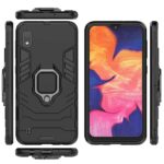 Shock Proof Back Case Mobile Cover for Samsung Galaxy A10 (Armor | Hybrid PC + TPU | Full Protection with Ring Holder Kickstand | Carbon Black) - Image 5