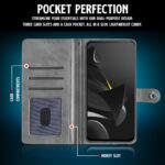 Shock Proof Flip Cover Back Case for Poco M7 Pro 5G | Magnetic Wallet Leather Case with Stand - Image 6