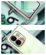 Crystal Clear Transparent Back Cover Case Compatible with iQOO Z9x 5G Shockproof Flexible TPU Silicone Case with Full Body & Camera Protection Transparent - Image 5