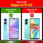 Shock Proof Flip Cover Back Case for Oppo A78 5G | Magnetic Wallet Leather Case with Stand - Image 2