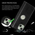 Shock Proof Flip Cover Back Case for Iphone 15 | Magnetic Wallet Leather Case with Stand - Image 6