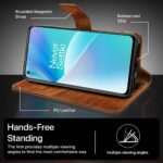 Shock Proof Flip Cover Back Case for 1+ Oneplus Nord 2T | Magnetic Wallet Leather Case with Stand - Image 5