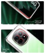 Crystal Clear Transparent Back Cover Case Compatible with Realme P2 Pro 5G Shockproof Flexible TPU Silicone Case with Full Body & Camera Protection Transparent - Image 5