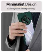 Shock Proof Clear Protective Back Case for Redmi A4 5G | Poco C75 5G | Redmi 14C 5G - AirEDGE Technology | 360 Degree Camera Protection | Transparent Hybrid Back Case Mobile Cover - Green - Image 6