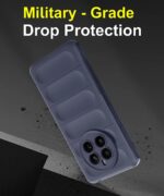 Ultimate Silicon Back Cover Case for Realme Narzo 70 | Realme Narzo 70 Pro | Realme 12 Plus |P1 5G Drop Protection Shockproof Bumper | Anti-Slip Grip | Micro-Fibre Cloth Inside (Deep Blue) - Image 8