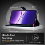 Shock Proof Flip Cover Back Case for Oppo F29 5G | Magnetic Wallet Leather Case with Stand - Image 8