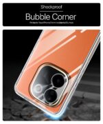 Transparent Back Cover Case for iQOO Z9s Pro 5G | Vivo T3 Pro 5G | Raised Bumps for Full Device & Camera Protection Shockproof TPU Silicone Back Case Mobile Cover Transparent - Image 8