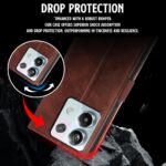 Shock Proof Flip Cover Back Case for Xiaomi Mi Redmi Note 13 Pro 5G | Magnetic Wallet Leather Case with Stand - Image 8